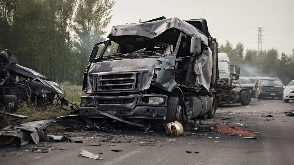 What is the most common injury in a truck accident?